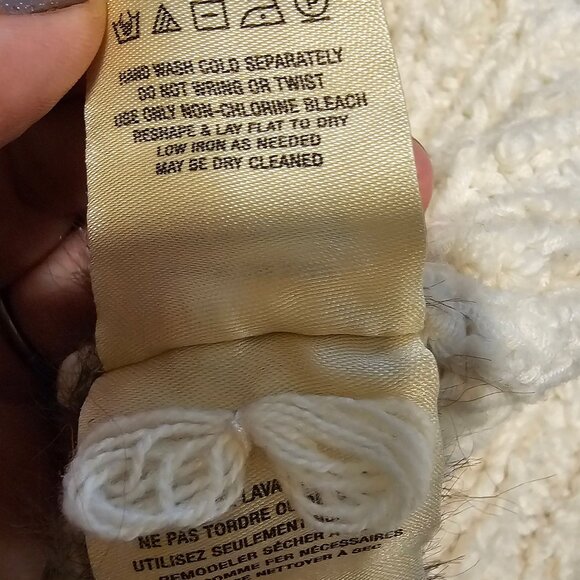 Women’s Anthropology Meadow Rue Back Tie Multicolor Kennedy Sweater, Large - Picture 10 of 12